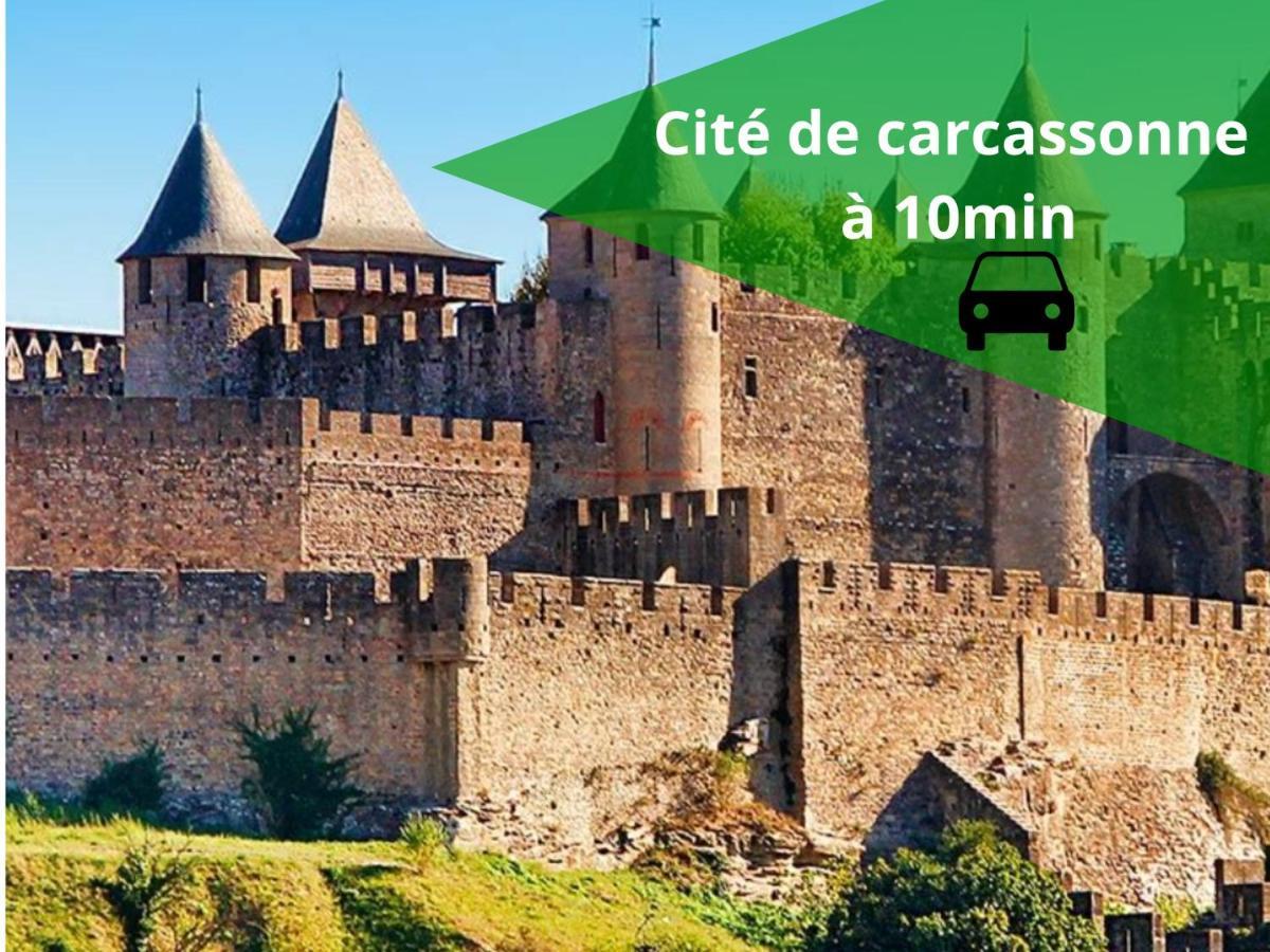 *Le Cocon Bistroquet*Oc.Keys/Terrasse/ Parking Lägenhet Carcassonne Exteriör bild