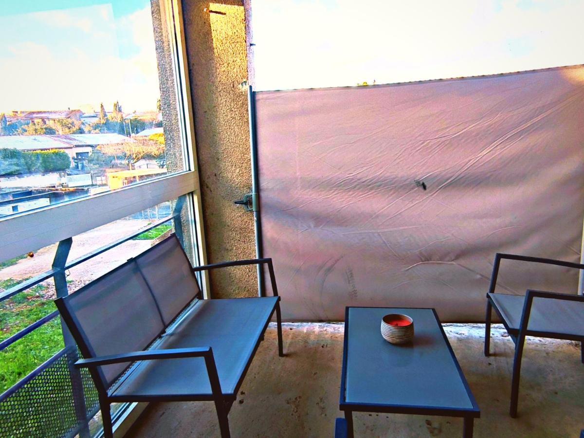 *Le Cocon Bistroquet*Oc.Keys/Terrasse/ Parking Lägenhet Carcassonne Exteriör bild